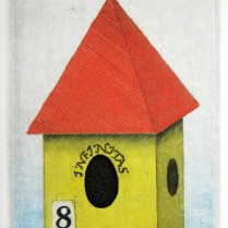 Infinity House, 1986; Etching, aquatint; Image: 10 x 7 inches