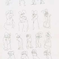 page from Robert Dale Anderson sketchbook; date unknown; size variable;