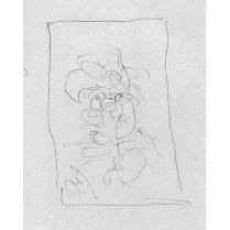 Robert Anderson sketchbook #242 framed