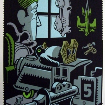 After the Hunt, 2009; Screen print; Image: 315x218 mm