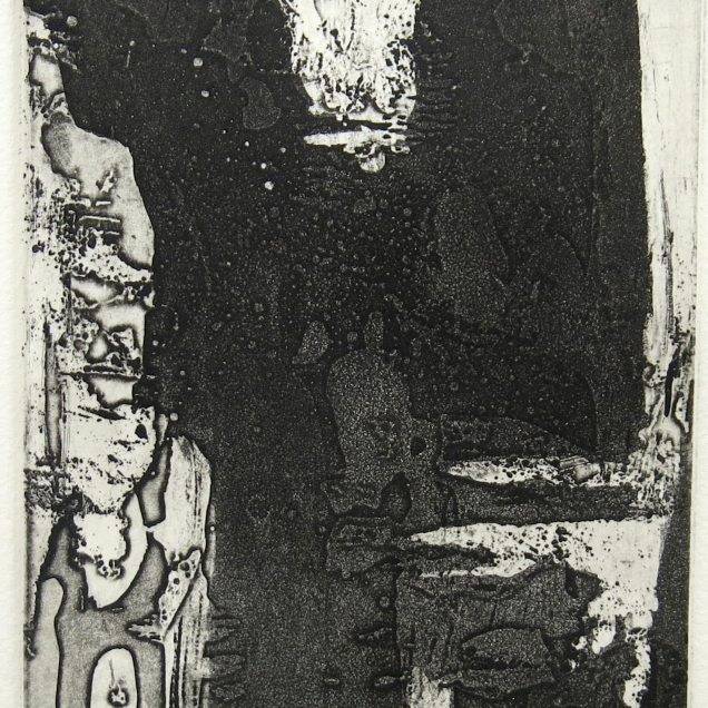 Untitled IV, 1994; Etching, aquatint, sugar lift, drypoint, burnishing; Paper size: 266 mm x 194 mm