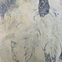 Ryan Cronk; Untitled: 2009, 2009; Trace monotype, lithograph, chine colle; Image: 759 mm x 557 mm