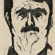 Self, 1969; Linocut; Obj size: 291 x 223 mm