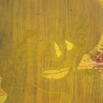 Gloria, 1995; Woodcut matrix; Image size: 913 x 610